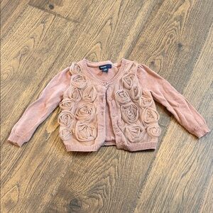 GAP Baby Pink Knit Cardigan